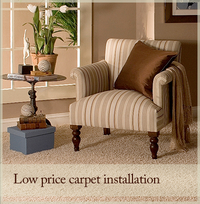 Low price carpet installation